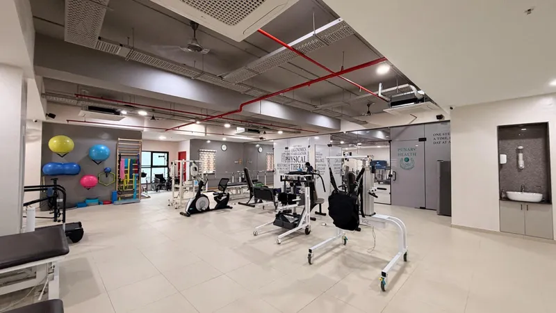 The physiotherapy and rehab floor at Punarv Health