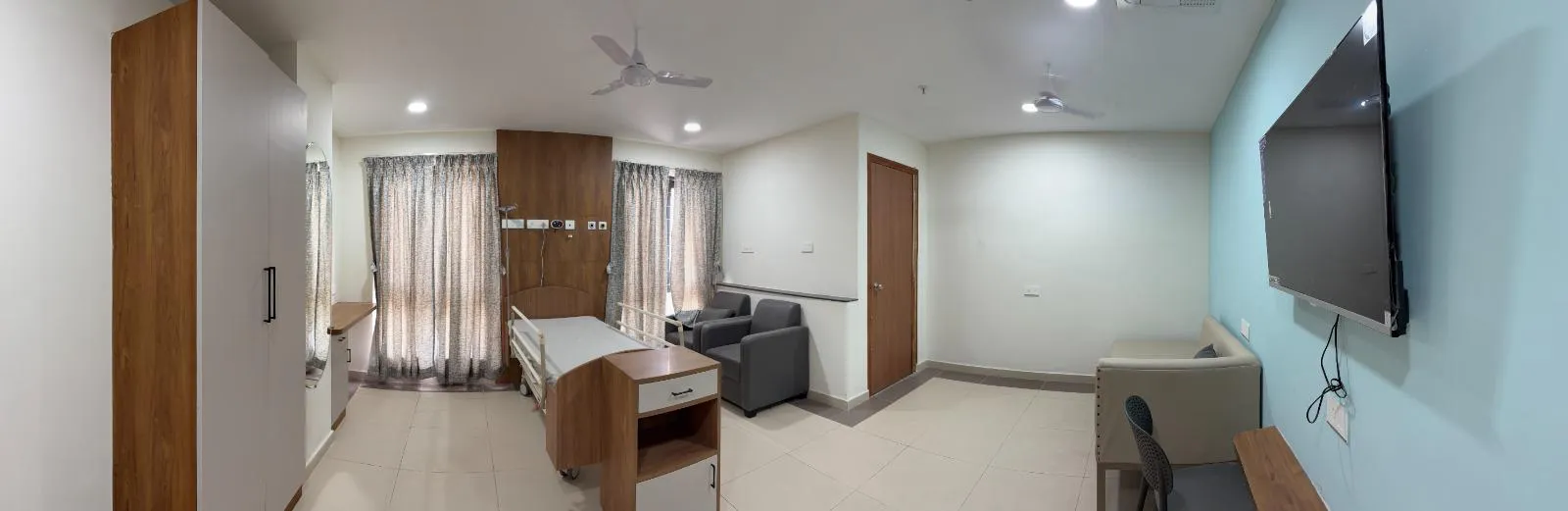 The in-patient room corridor at Punarv Health