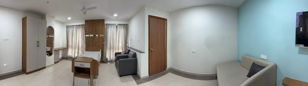 An in-patient room at Punarv Health